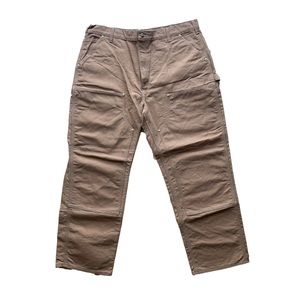 NWOT Carhartt Carpenter Pants B01 BRN Loose Original Fit Duck Double Knee 42x30